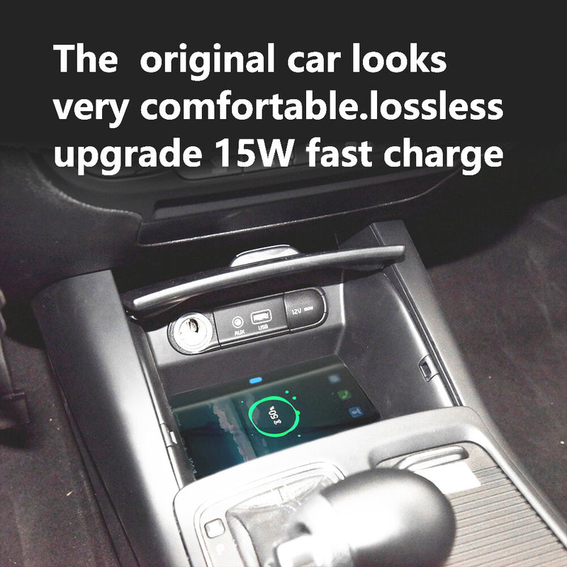WXZOS Center Console Phone Wireless Fast Charging Pad for Kia Sorento 2015-2018