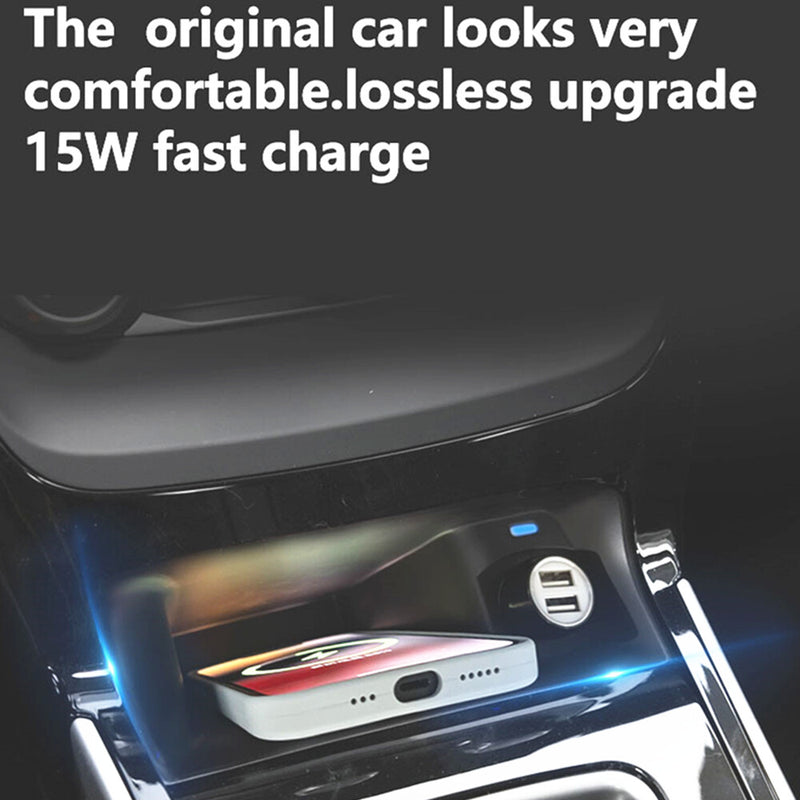 WXZOS Center Console Wireless Fast Charging Pad for Nissan Sentra 2015-2019
