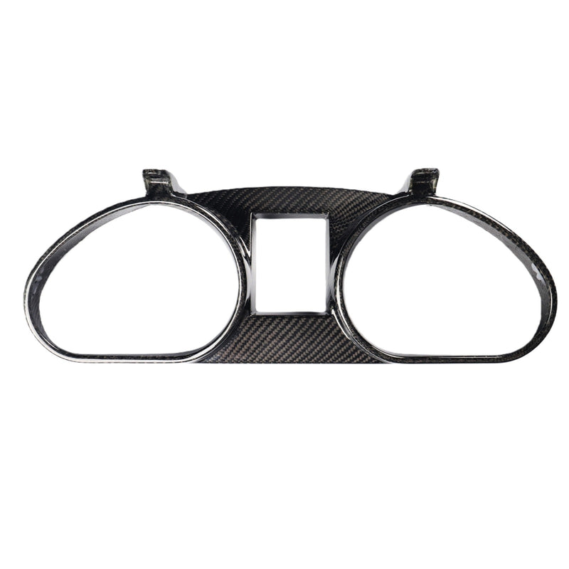 WXZOS Car Carbon Fiber Instrument Cluster Bezel for Maserati GranTurismo(M145) 2009-20