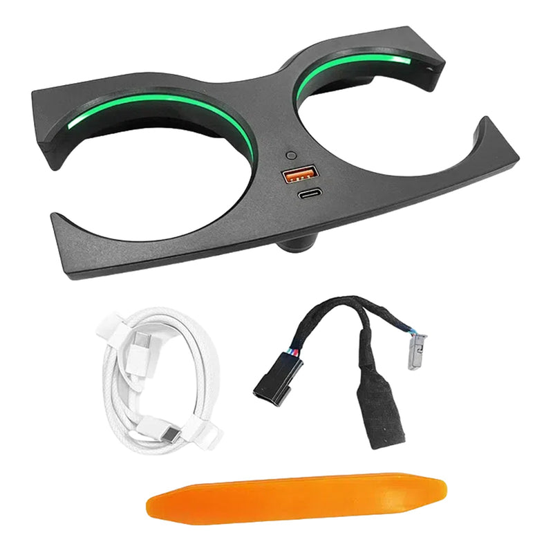 WXZOS Center Console Cup Holder Ambient Light for BMW G32 GT 6Series 2018-2023