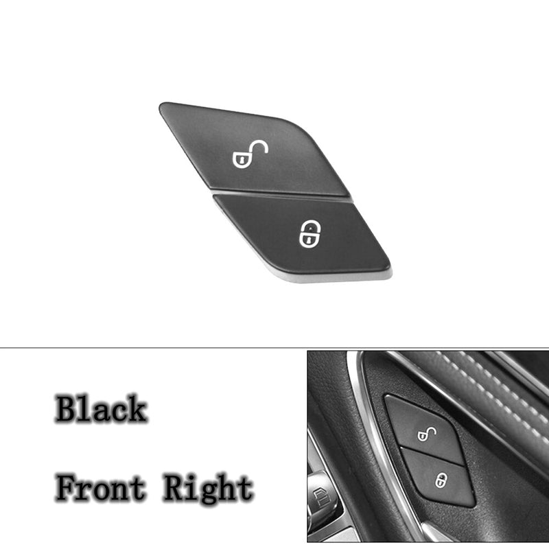 WXZOS Black Front Right Door Lock Switch Button Cover for Benz W253 GLC-clas 2015-2021