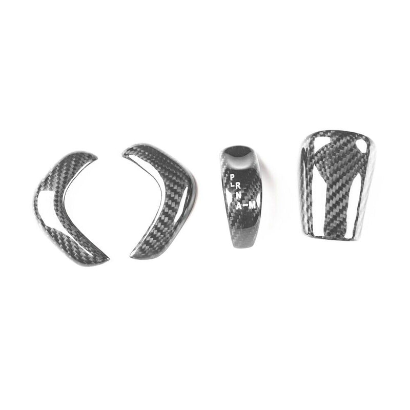 Genuine Carbon Fiber Gear Shift Knob Handle Cover Fit for Nissan GT-R 2017-2022