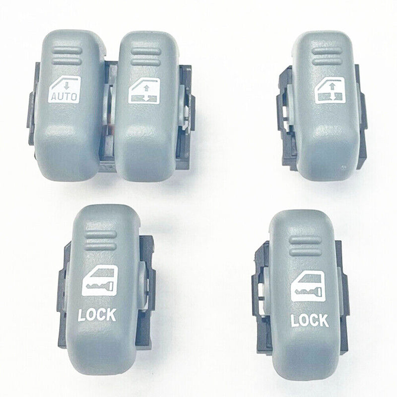 Master Power Window Door Lock Switche Button Set for Pontiac Firebird 1993-2002