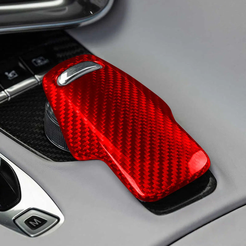 WXZOS Genuine Carbon Fiber HMI Controller Trim for Chevrolet Corvette C8 2020-2024