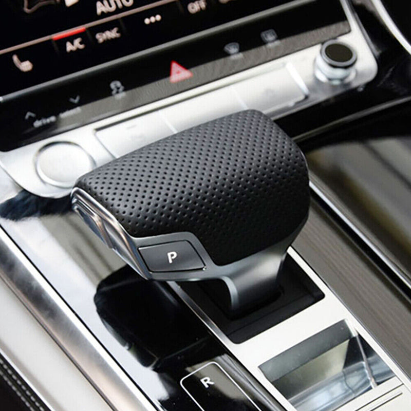 Perforated Leather Gear Shift Knob Cover 4N1713139E for Audi A8 D5 Q8 2018-2019