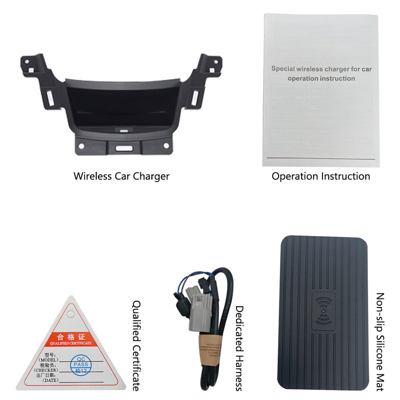 WXZOS Center Console Phone Wireless Fast Charging Pad for Cadillac XT5 2016-2021