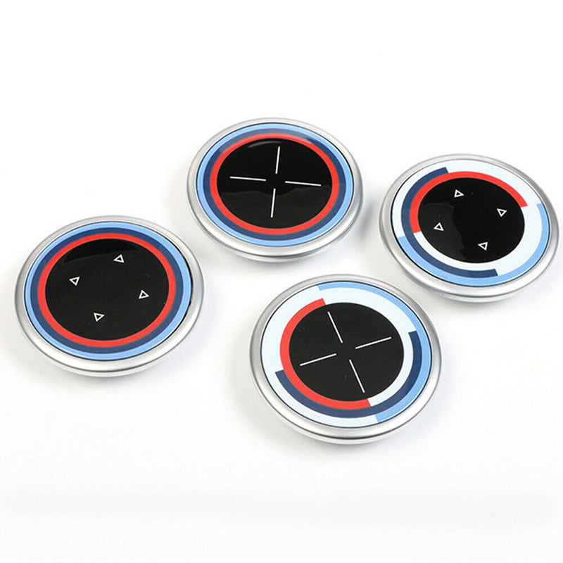 Car 7 Button CIC IDrive Multi-Media Knob Cover Trim for BMW X3 F25 2011-2013