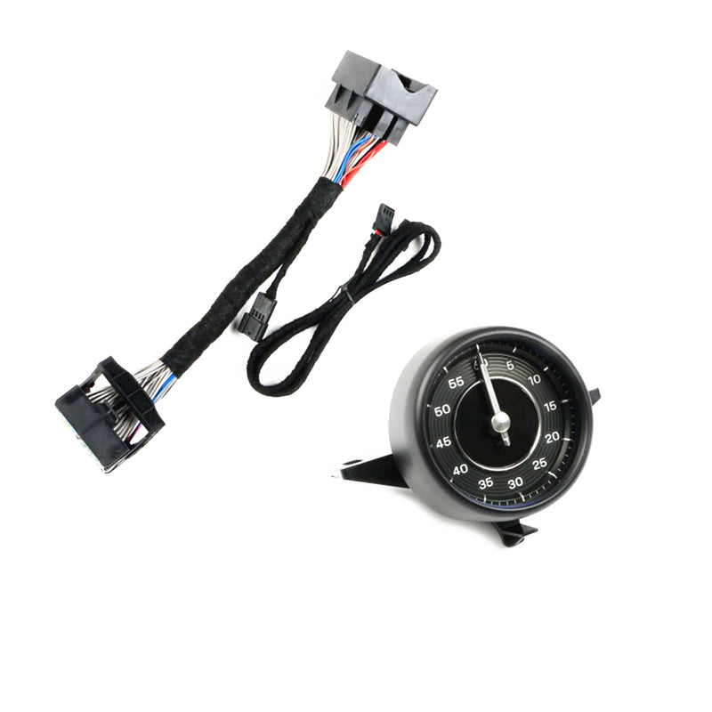 WXZOS Dashboard Sport Chrono Stopwatch Clock w/Panel for Porsche Cayenne 9Y0 2018-2023