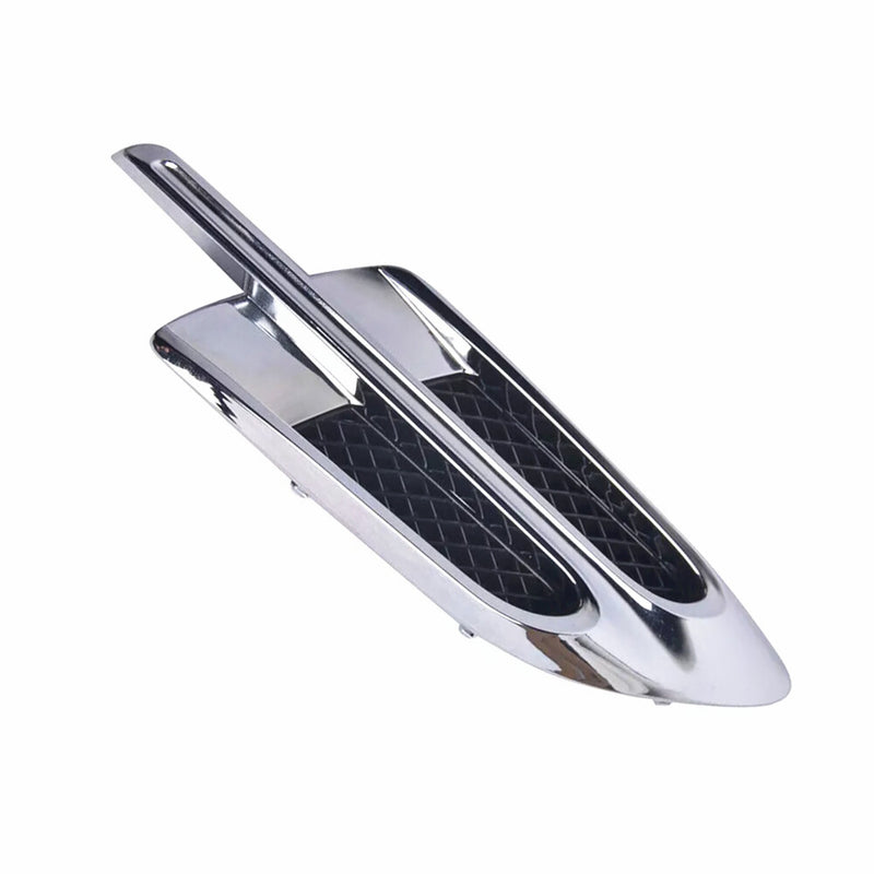 WXZOS 1PC Front Right Chrome Side Fender for Bentley Bentayga 2016-2020