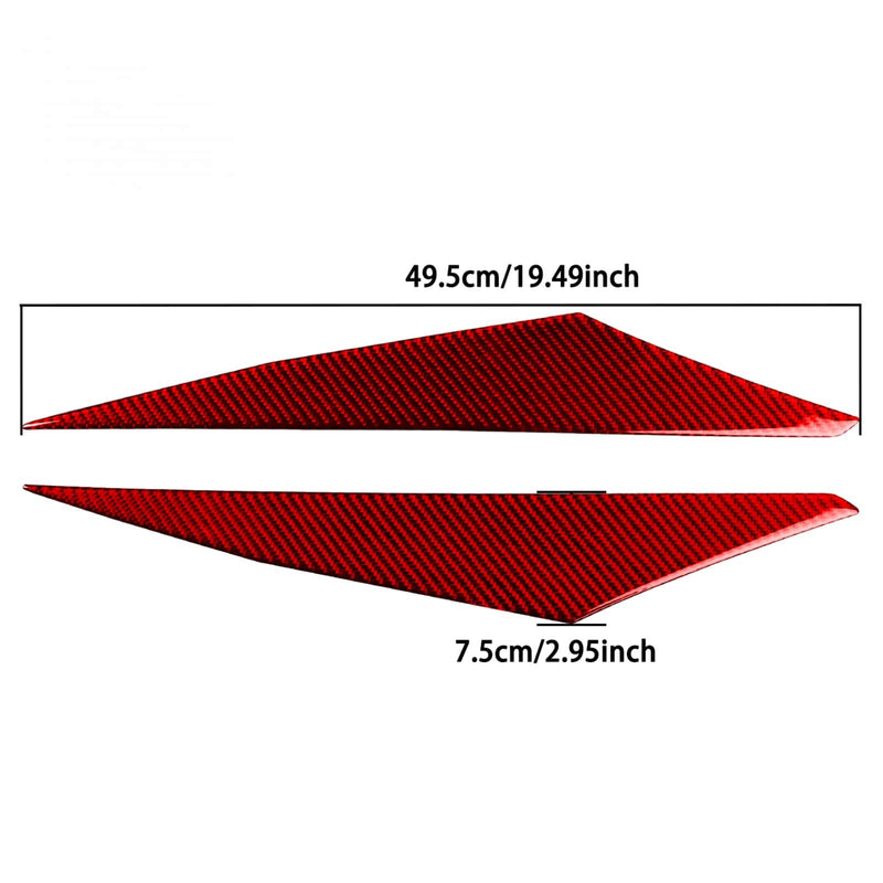 WXZOS Carbon Fiber Front Side Fairing Trim for BMW C400GT 2021-2023