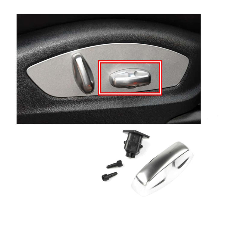 WXZOS Front Seat Adjustment Switch Button Cover w/Clip for Porsche 2010-2024 Panamera