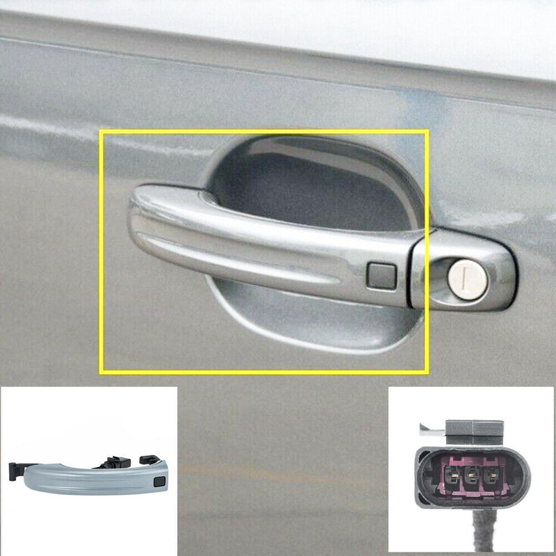 Outside Exterior Door Handle Primed 4L0837205B For Audi Q7 4L 2007-15