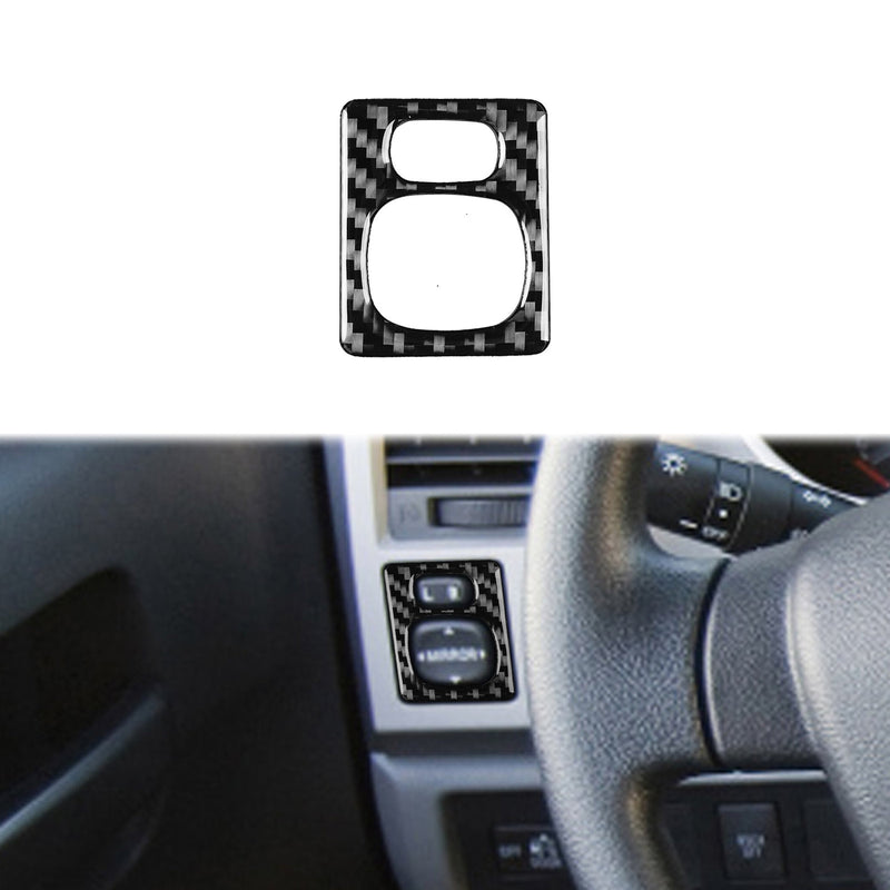 WXZOS Genuine Carbon Fiber Wing Mirror Switch Trim for Toyota Tundra 2007-2013