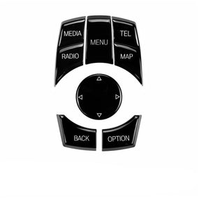 Bright Black IDrive Switch Button Repair for BMW 5 Series F07 GT F10 2013-2016