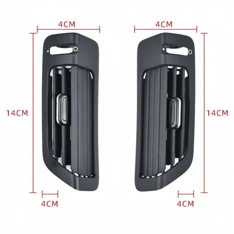 Black B-Pillar Air Vent Grille Trim Replacment for Porsche Cayenne 92A 2011-2017