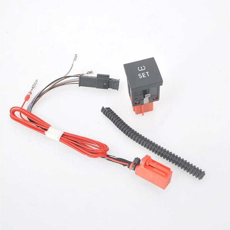 TPMS Tire Pressure Monitoring Warning Switch & Harness for VW Golf MK5 MK6 EOS