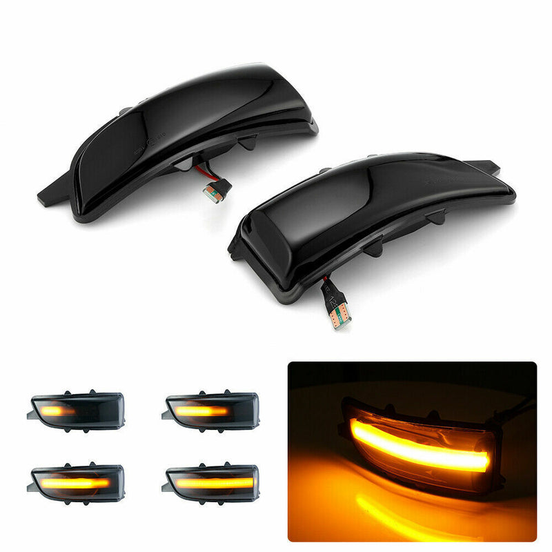 2Pcs LED Dynamic Wing Mirror Turn Indicator Light for Volvo S40 V50 C30 S60 V70