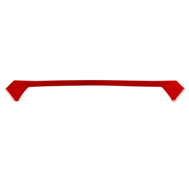 WXZOS Genuine Carbon Fiber Rear Trunk Lid Trim for Chevrolet Corvette C8 2020-2024
