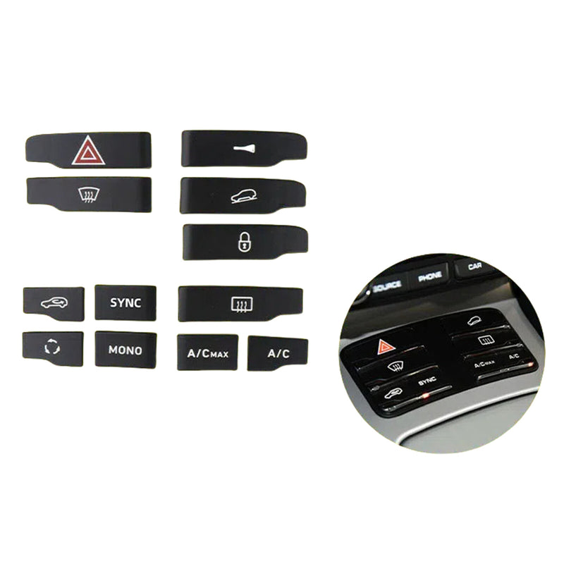 WXZOS Center Console Multif Switch Control Button Cover for Porsche Panamera 2010-2016