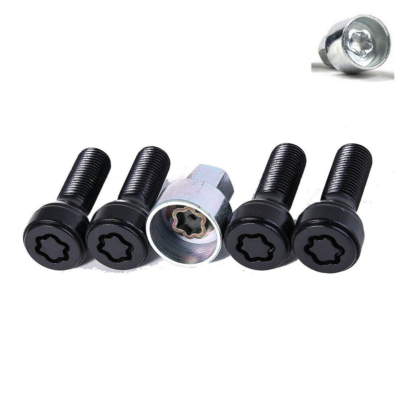 M14 x 1.5 Aluminum Wheel Bolts Lock Screw 36136797538 For BMW 7' E66 X3 E83