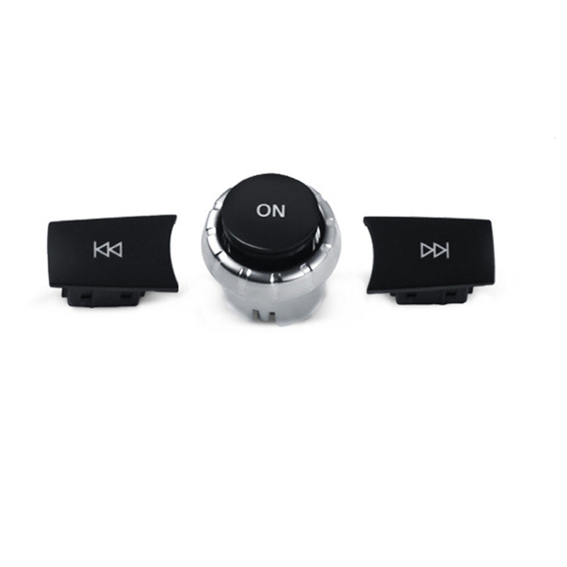 WXZOS CD Audio Control Button Knob Cover Kit for Mercedes-Benz W176 A-class 2013-2015
