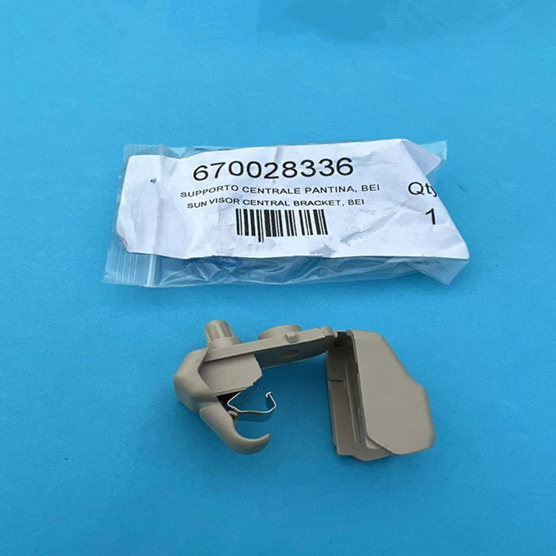 Fermo gancio clip visiera solare beige auto per Maserati Quattroporte 2014-2017