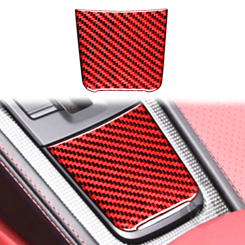 WXZOS Carbon Fiber Cigarette Lighter Cover Trim for Porsche 718 Boxster 982 2017-2025