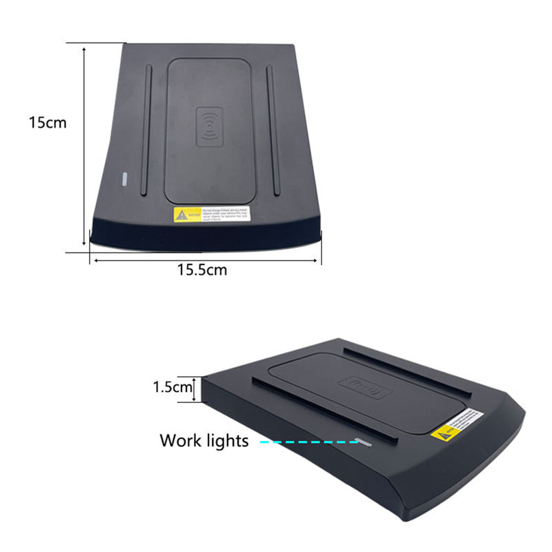 WXZOS Center Console Phone Wireless Fast Charging Pad for Toyota Prado 2012-2017