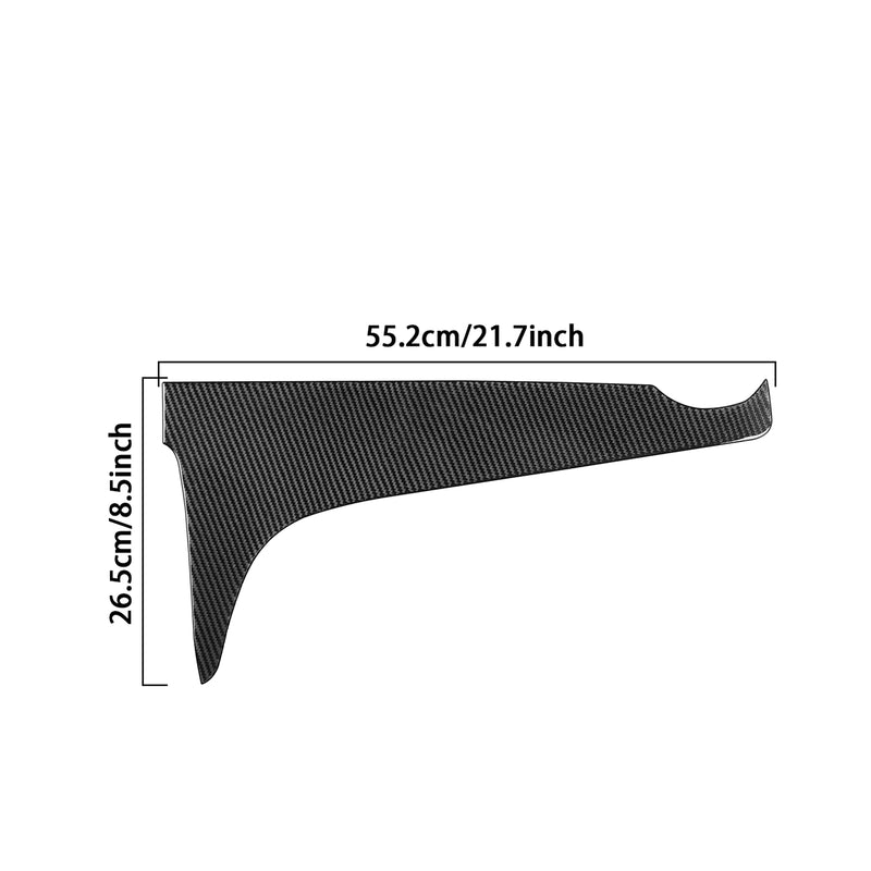 WXZOS Genuine Carbon Fiber ‌Passenger Side Dash Trim for Benz W206 C-class 2022-2024