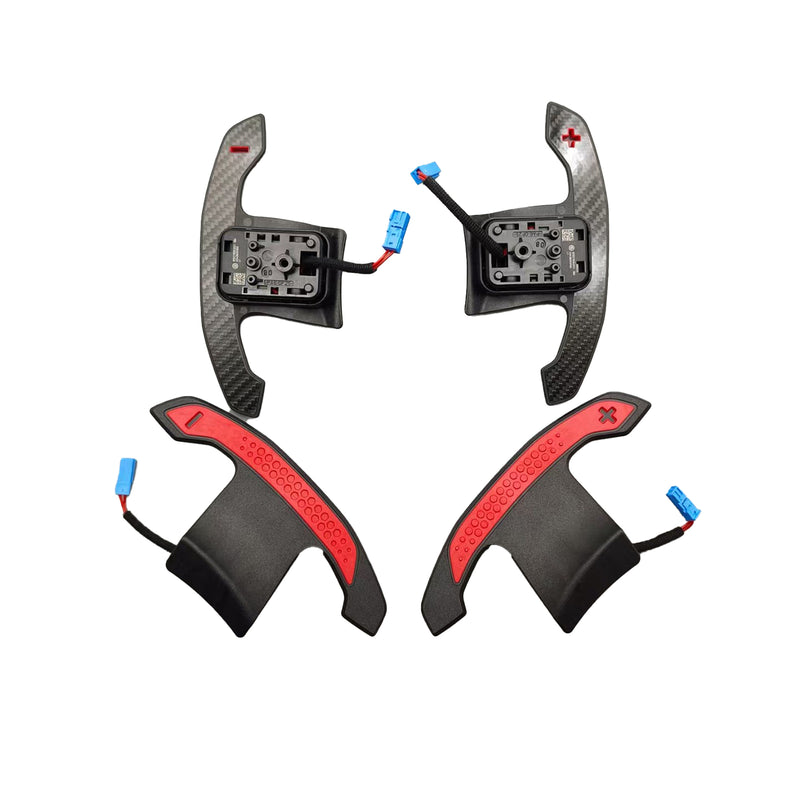 WXZOS Carbon Fiber Steering Wheel Shift Paddle Shifter for BMW X5M X6M 2015-2018