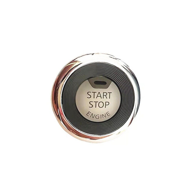 Bouton d'interrupteur démarrage-arrêt allumage du moteur blanc adapté au Niss...