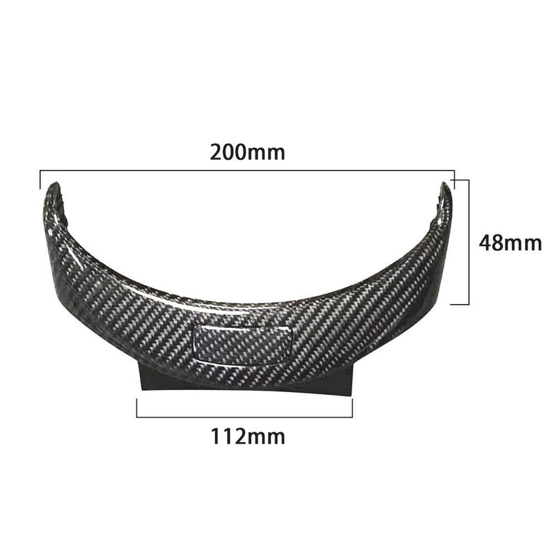 Genuine Carbon Fiber Console Armrest Bezel Trim for Benz GLC C253 X253 2016-2020