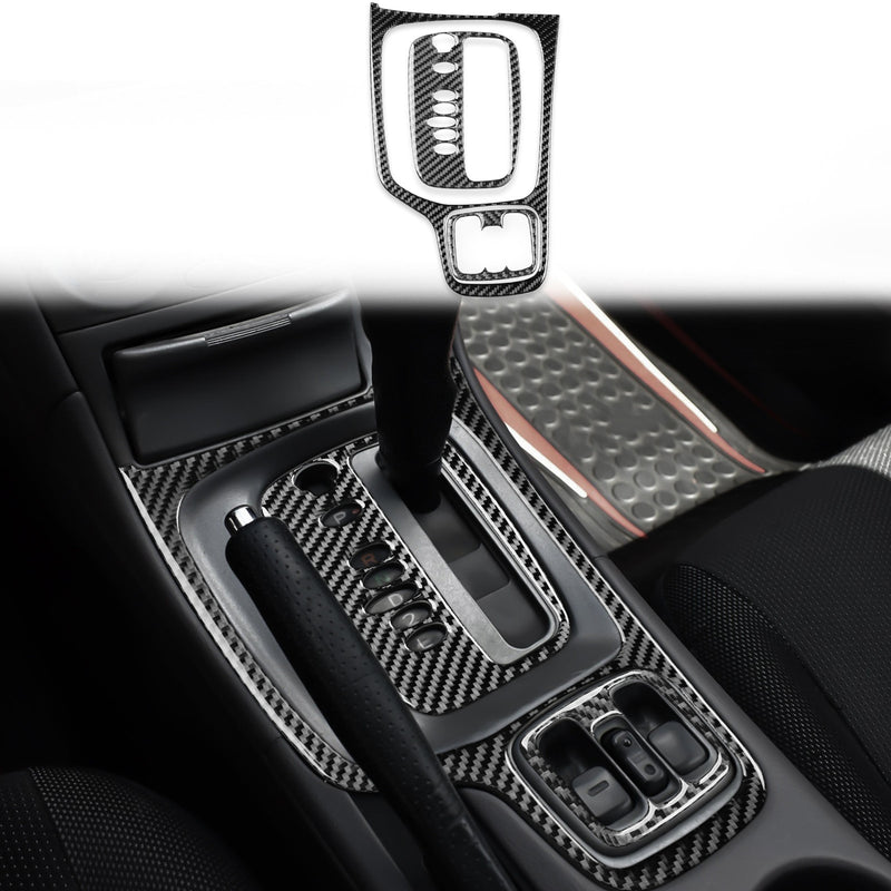 WXZOS Genuine Carbon Fiber Gear Shift Lever Panel Trim for Toyota Celica 2000-2005