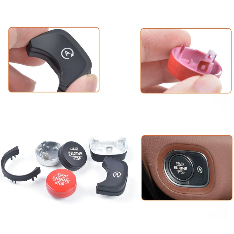 Engine Start/Stop Switch Button Cover for Mercedes W464 W465 G-Class 2019-2026