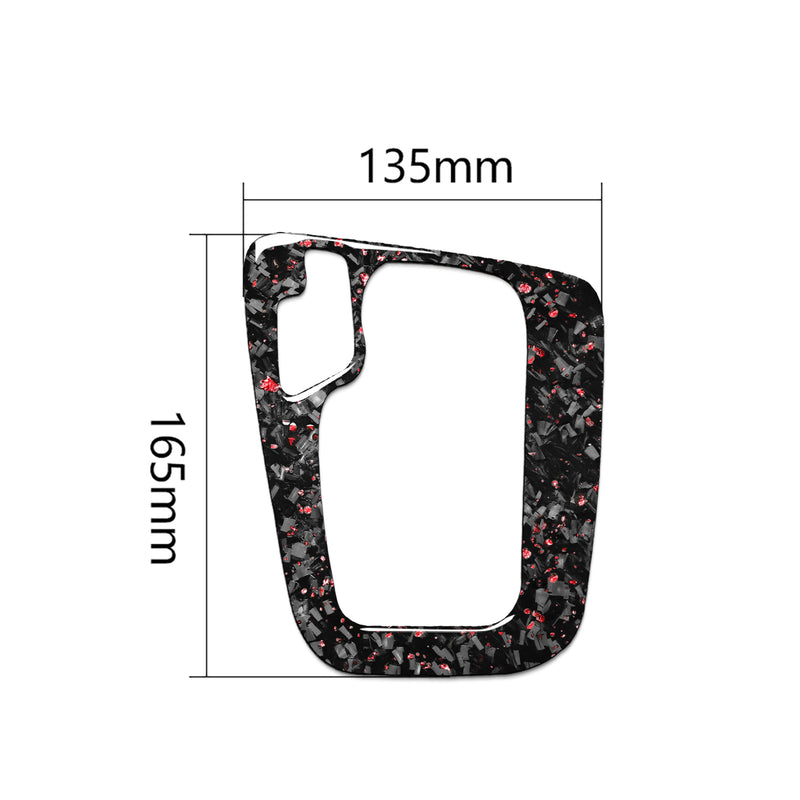 WXZOS Genuine Carbon Fiber Gear Shift Lever Panel Trim for BMW E46 3series 1998-2005