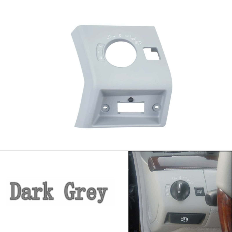 Dark Gray Headlight Switch Bezel Cover for Mercedes-Benz W220 S-Class 1998-2005