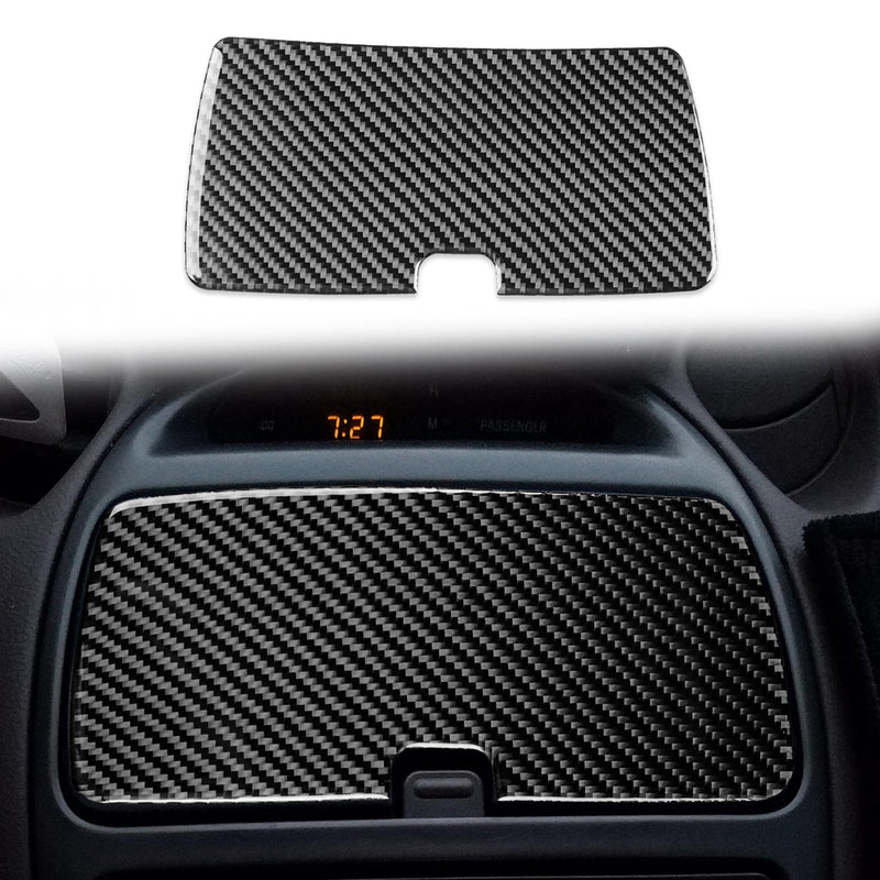 WXZOS Genuine Carbon Fiber Center Dash Storage Tray Trim for Toyota Celica 2000-2005