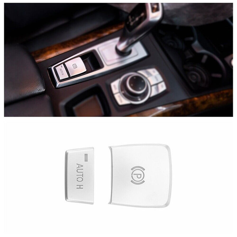 Electronic Parking Brake Switch Button Cover Trim for BMW 2008-2013 X5 X6 E70/71