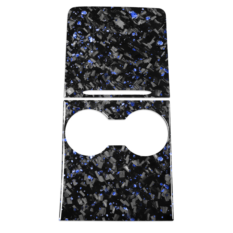 WXZOS Genuine Carbon Fiber Center Console Panel Trim for Tesla	Model3 2017-2024