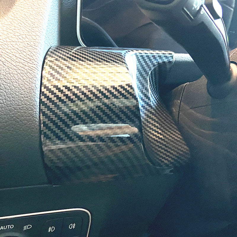 WXZOS Carbon Fiber Pattern Dashboard Air Vent Trim for Benz W247 GLA-class 2020-2025