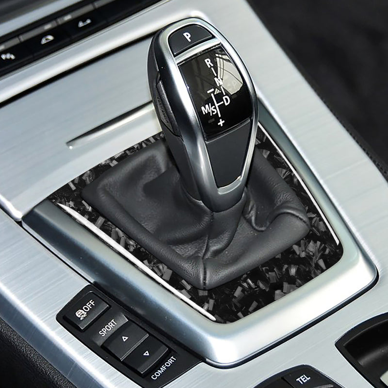WXZOS Genuine Carbon Fiber Gear Shift Lever Panel Trim for BMW E89 Z4 2009-2015