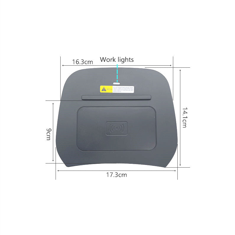 WXZOS Center Console Phone Wireless Fast Charging Pad for Hyundai ix45 2013-2017
