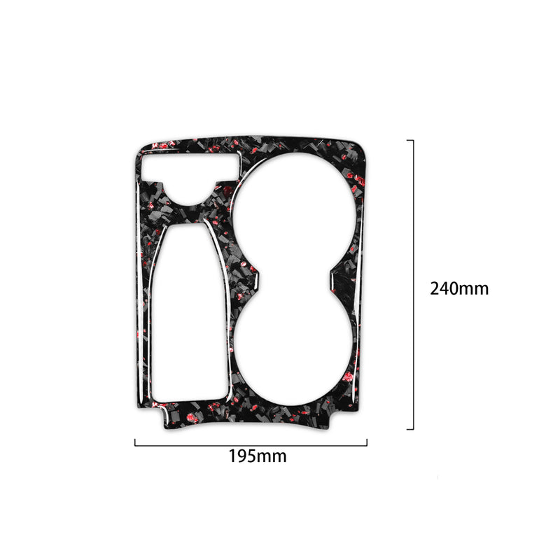 WXZOS Genuine Carbon Fiber Gear Shift Lever Trim for Benz X204 GLK-Class 2008-2015