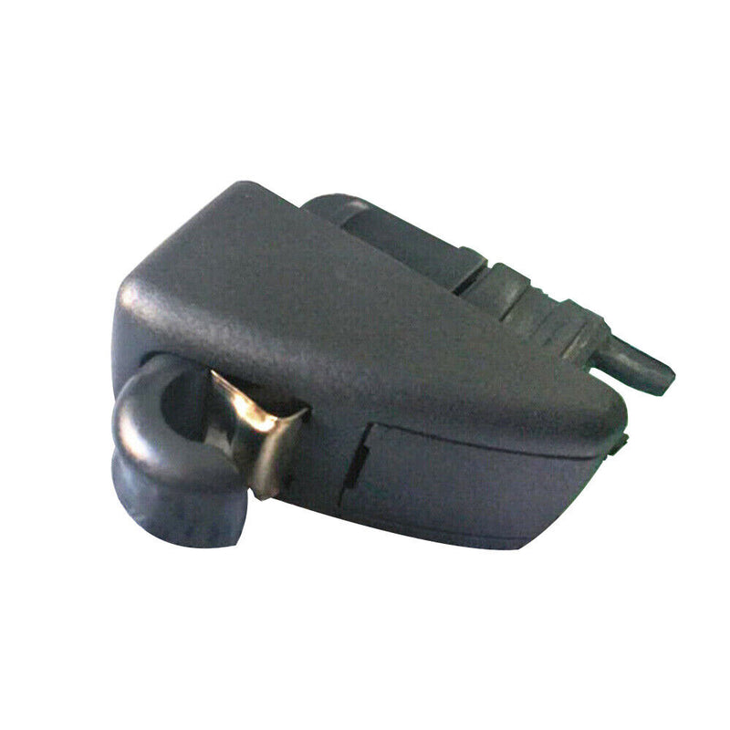 Black Sun Visor Gray Clip Hook Retainer for Porsche Panamera 2010-2016