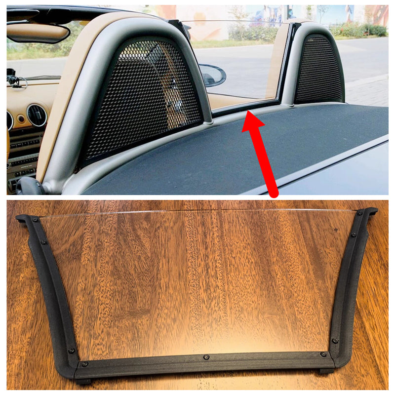 WXZOS Rear Roll Bar Headrest Windshield Defender for Porsche 987 Boxster 2005-2012