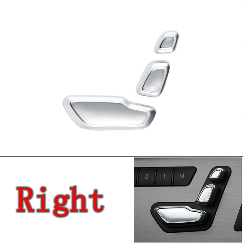 WXZOS Silver Right Seat Adjust Switch Button Cover for MercedesBenz 2011-2015 W172 SLK