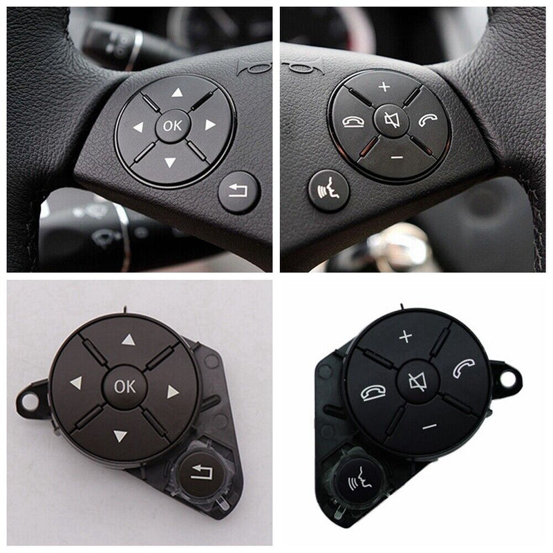 New Steering Wheel Switch R&L Side Button for Mercedes-Benz 2012-2016 W204 W212