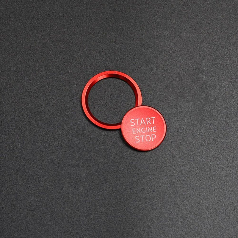 Anello Coperchio Pulsante Rosso Interruttore Motore Start Stop per Audi A6 A7...
