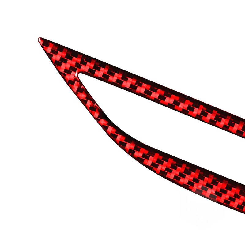WXZOS Carbon Fiber Side Marker Light Trim for Porsche 718 Cayman 982 2017-2025