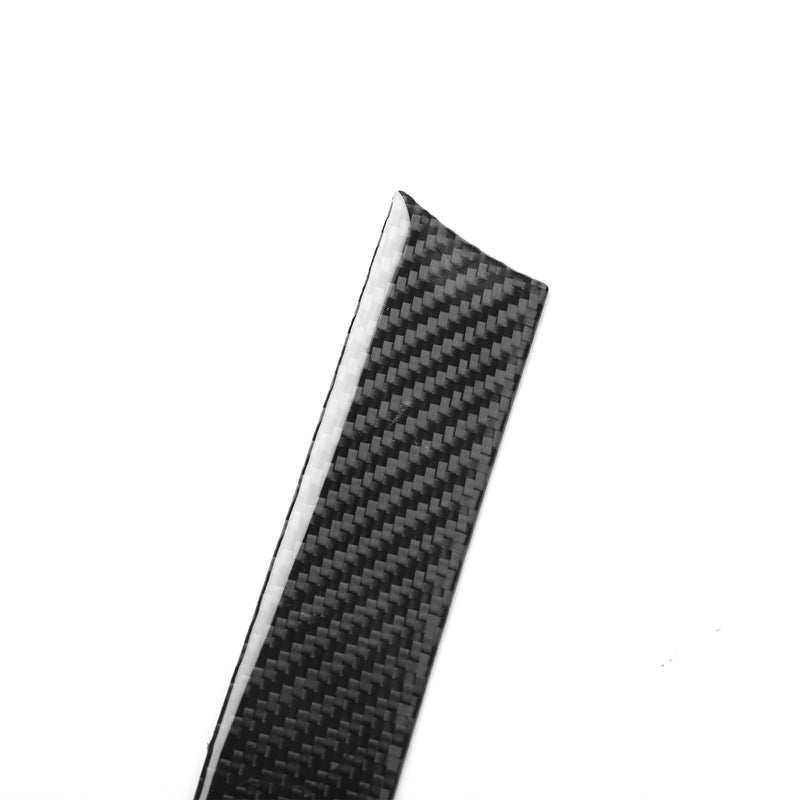 WXZOS Genuine Carbon Fiber Passenger Dashboard Trim for Chevrolet Corvette C8 2020-24